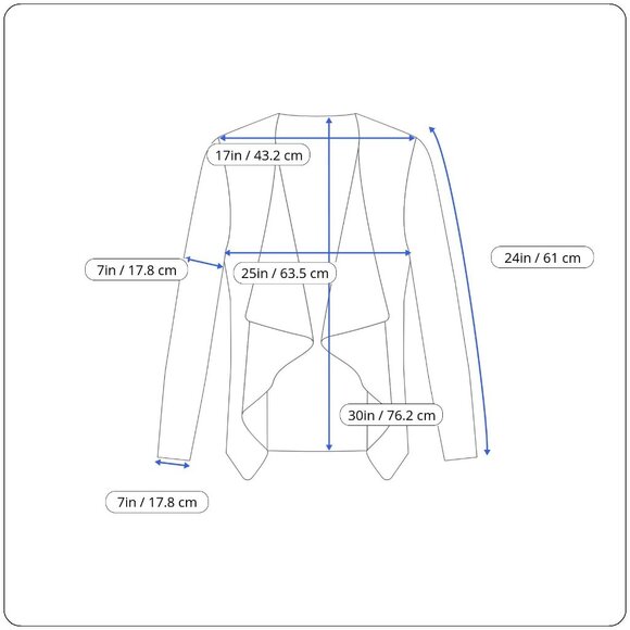 Ahni Womens Black Purple Gray Rayon Abstract Open Jacket Handmade USA Size 2 - Picture 7 of 7